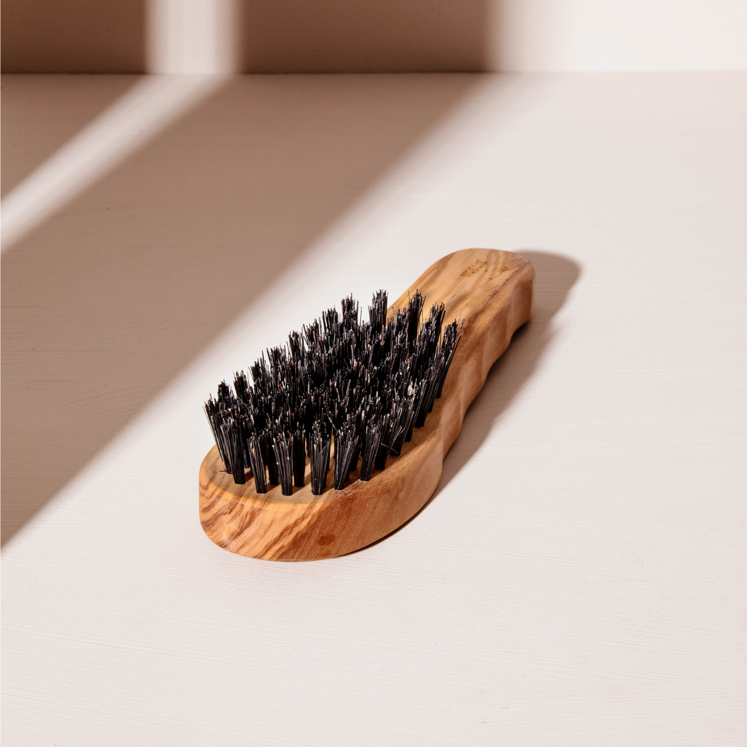 Brosse en poils de sanglier